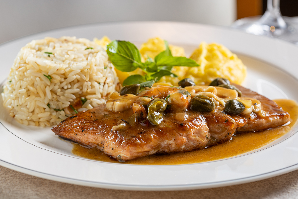 Salmão ao Molho Belle Meunière 